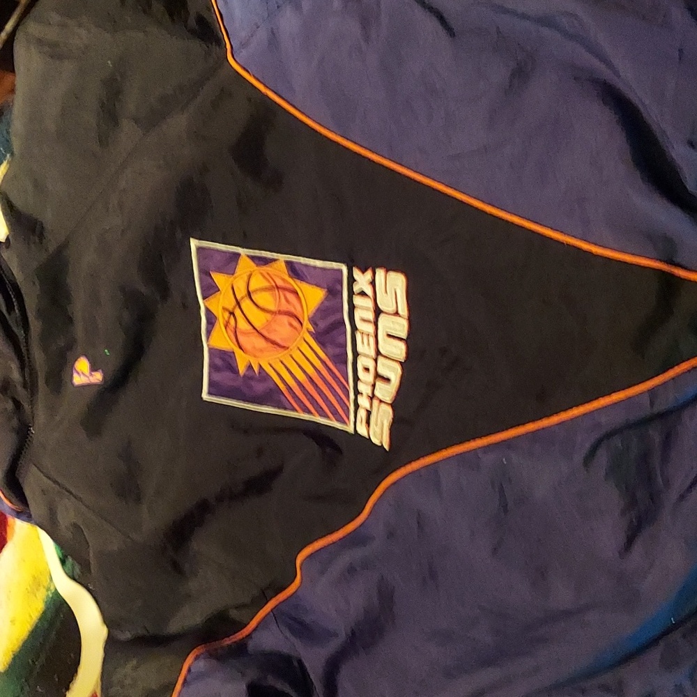 Vintage Nba Grail!¡ Phoenix Suns Nylon Jacket. Early 90s. Pro Player Size Xl - Picture 6 of 6